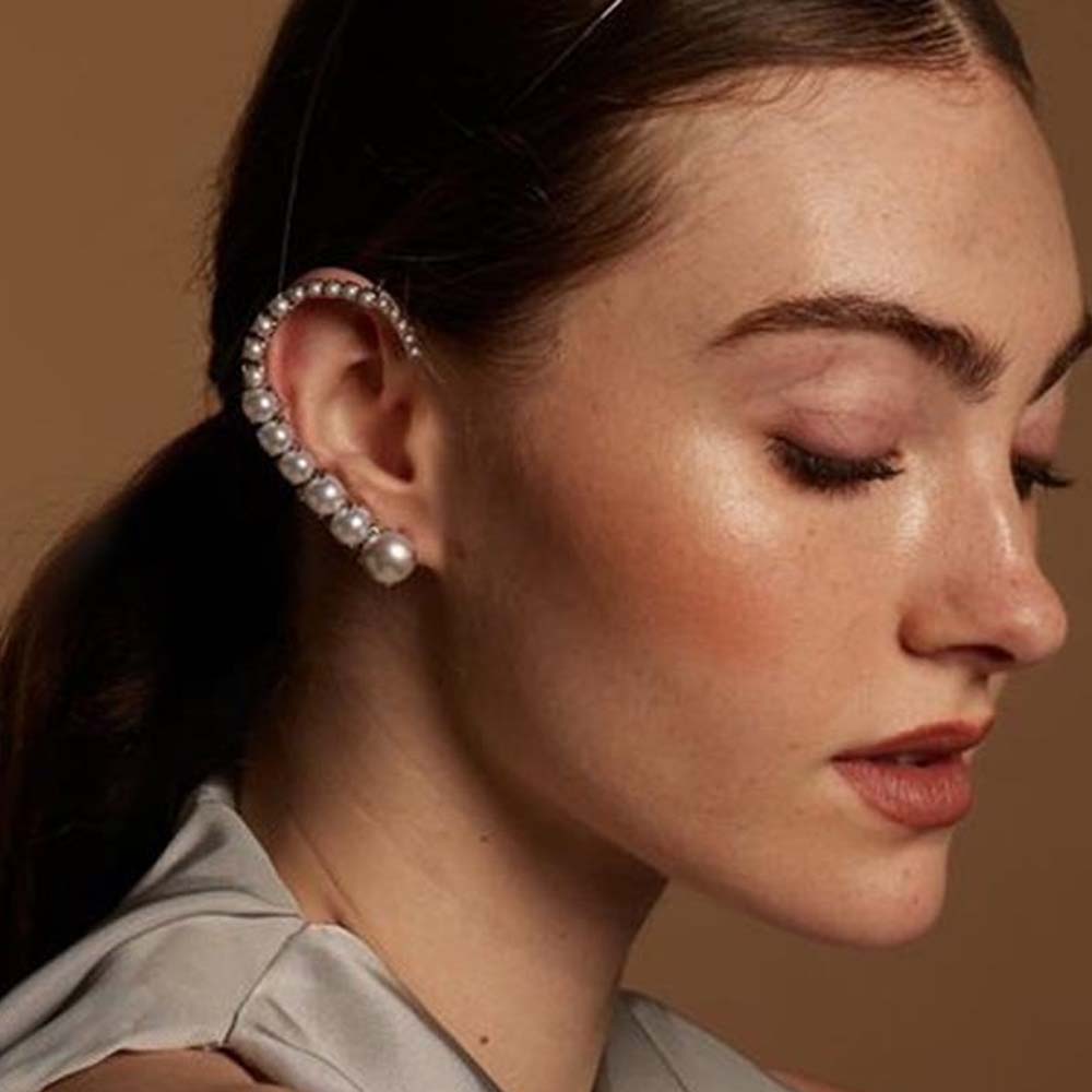 Pearl Earring Stud - Stonefans-Clips d'oreille en perles sans piercing,