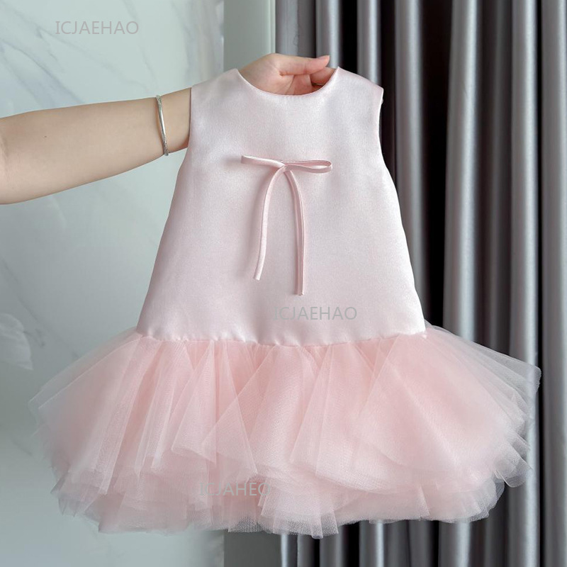 Women'S Formal Wear For Girls - Robe de soirée rose pour petites