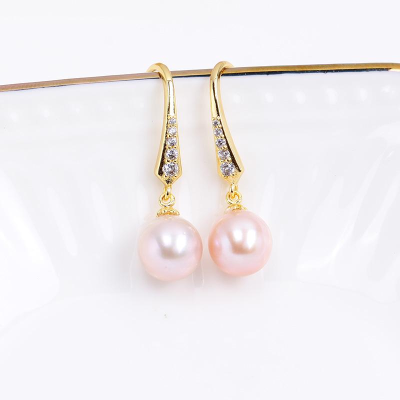 Pearl Earring Stud - 1 Paire de Boucles d'Oreilles Clous