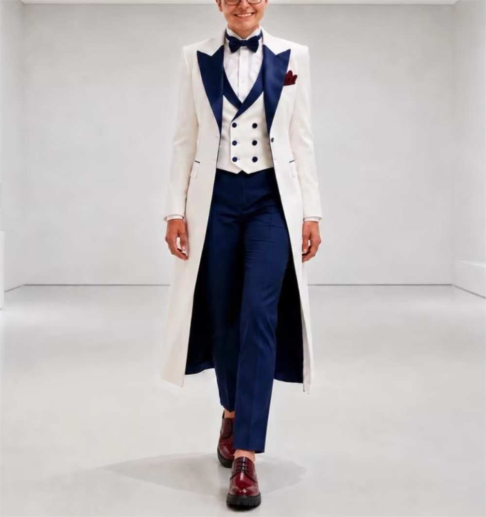 Women'S Elegant Formal Wear - Veste de costume pour femme bleu