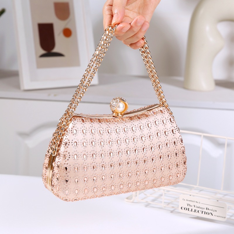 Women'S Formal Dinner Wear - Sac à main goutte d'eau incrusté
