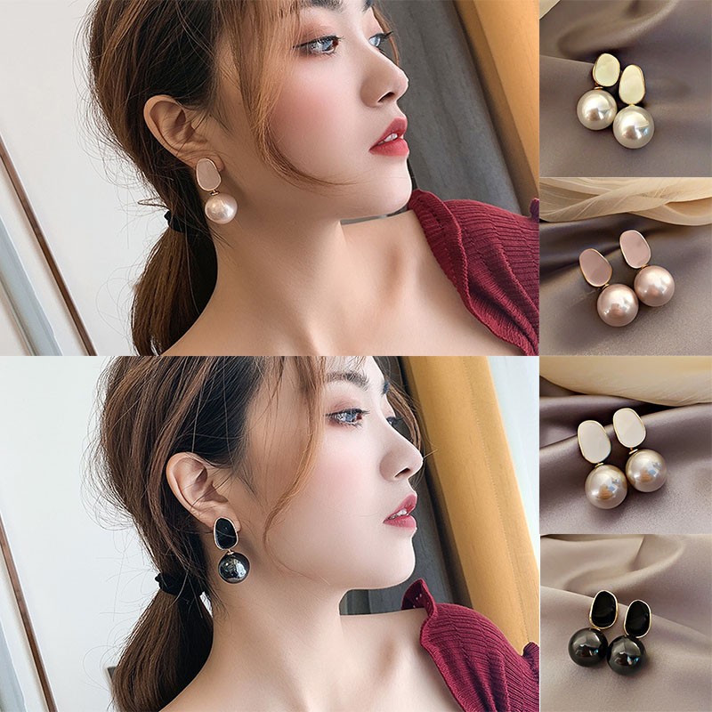 Boucles d'oreilles en perles p - Pearl Earring Stud avis et prix