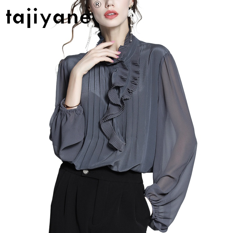 TAJIYANE Blouse 100% Soie de M - Silk Blouse Button avis et prix
