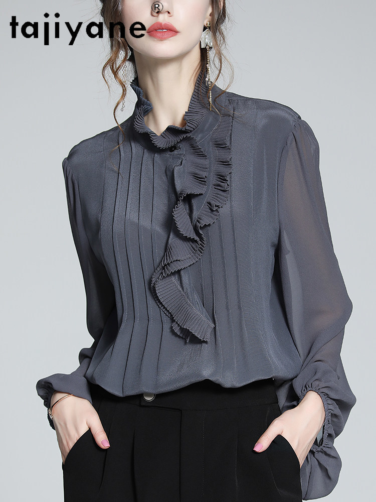 TAJIYANE Blouse 100% Soie de M - Silk Blouse Button avis et prix