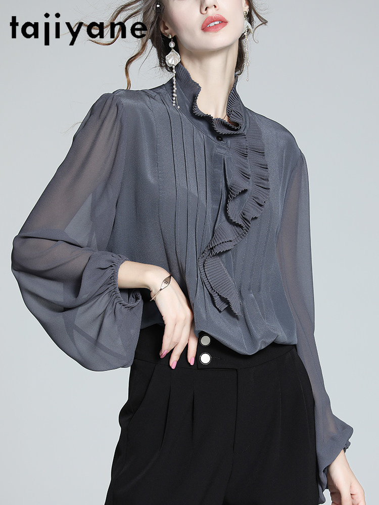 TAJIYANE Blouse 100% Soie de M - Silk Blouse Button avis et prix