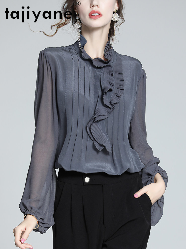 TAJIYANE Blouse 100% Soie de M - Silk Blouse Button avis et prix