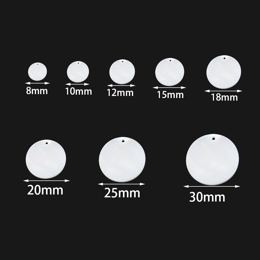 Disques de coquillage naturel  - Pearl Earring Stud avis et prix