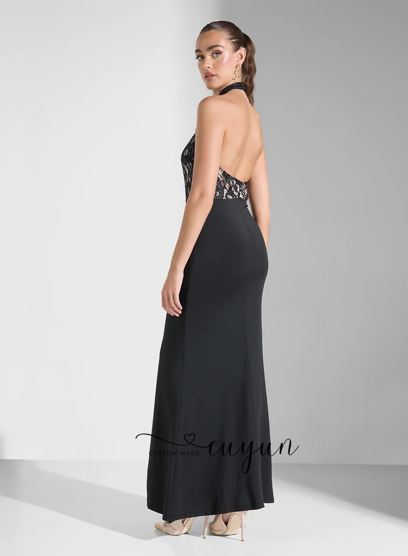 CUYUN personnalisé noir Sexy d - Women'S Formal Dinner Wear avis et prix