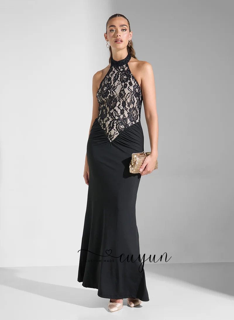 CUYUN personnalisé noir Sexy d - Women'S Formal Dinner Wear avis et prix