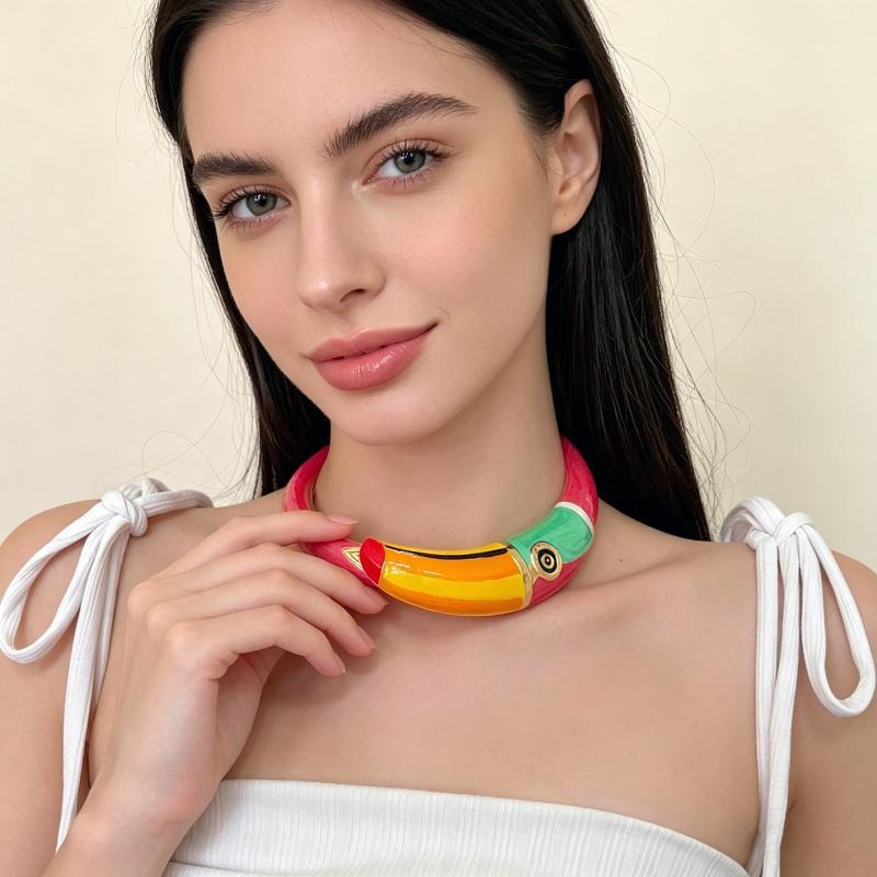 Collier ras de cou toucan de l - Women'S Formal Dinner Wear avis et prix