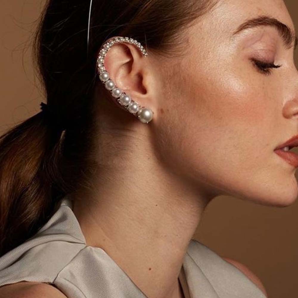 Stonefans-Clips d'oreille en p - Pearl Earring Stud avis et prix