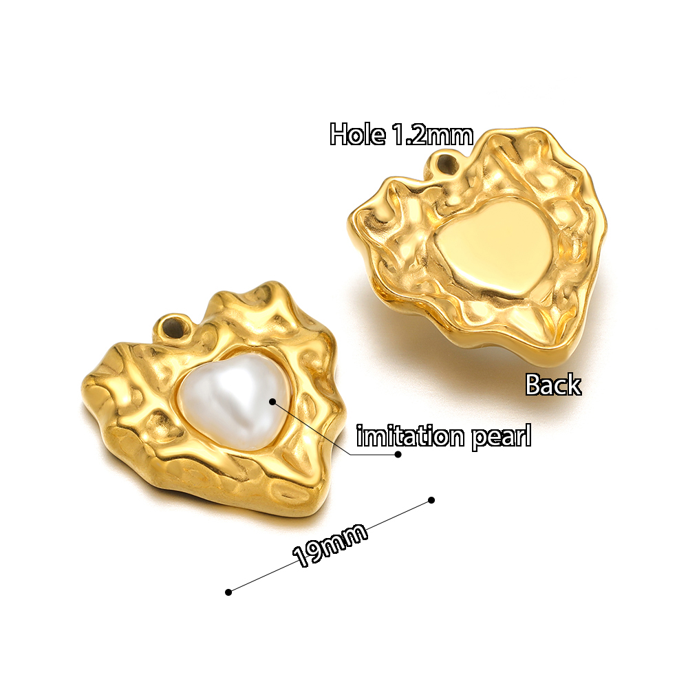 5 pièces en acier inoxydable I - Pearl Earring Stud avis et prix