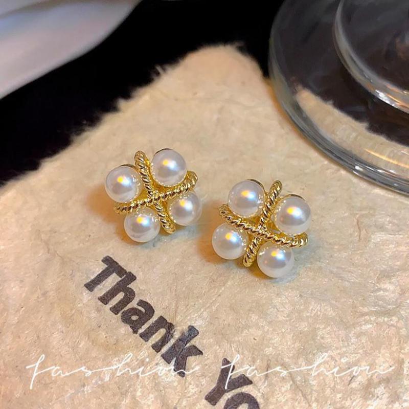 Boucles d'oreilles clous vinta - Pearl Earring Stud avis et prix