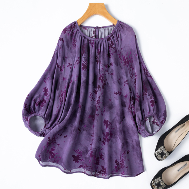 Femmes soie Blouse 100% mûrier - Silk Blouse Button avis et prix