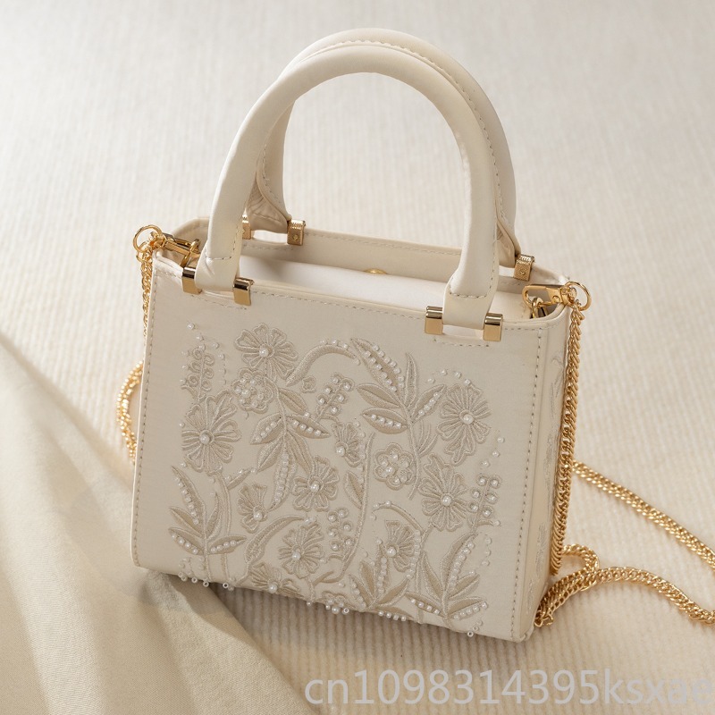 Sac à main brodé de perles, vi - Shoulder Bag Structured avis et prix