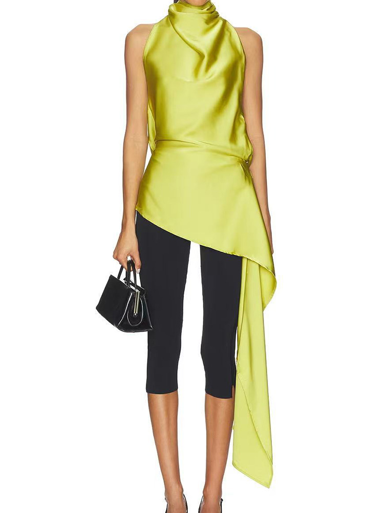 Chemisier Chic Halter à Lacets - Women Formal Wear Tops avis et prix