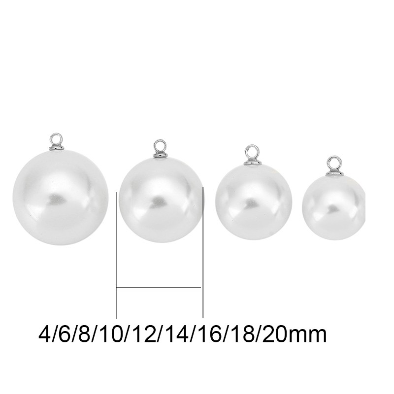 20 perles imitation perle pour - Pearl Earring Stud avis et prix