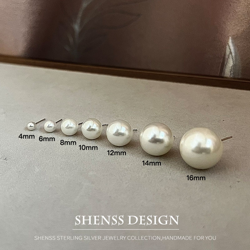Boucles d'oreilles de mariage  - Pearl Earring Stud avis et prix