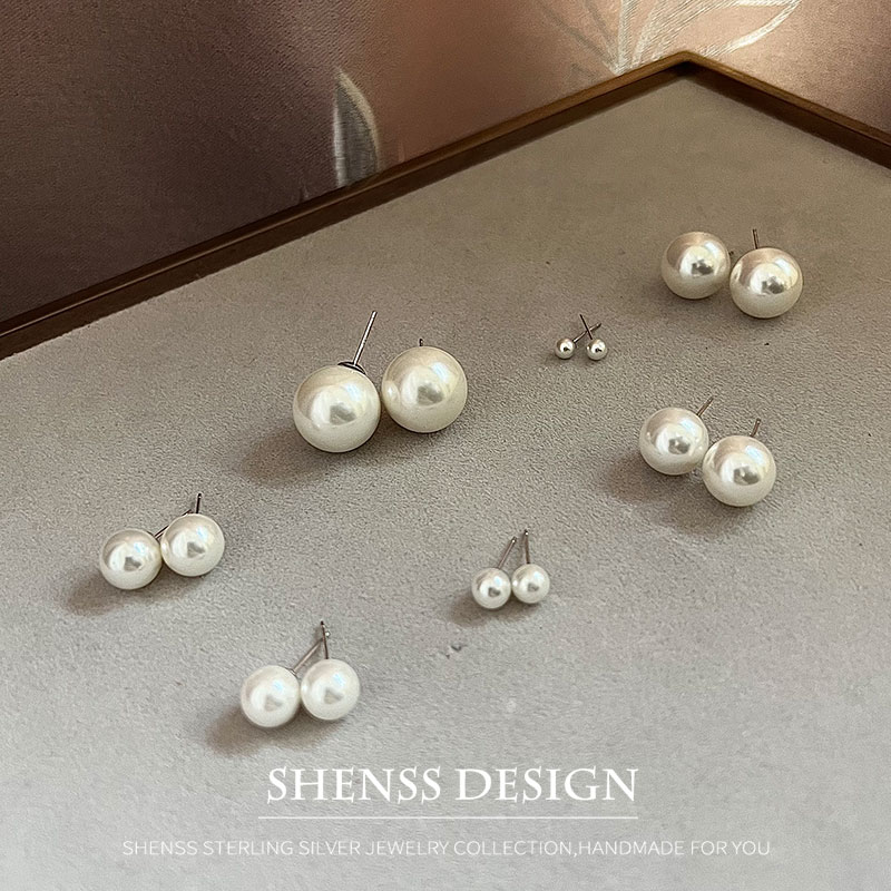 Boucles d'oreilles de mariage  - Pearl Earring Stud avis et prix