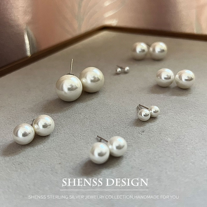 Boucles d'oreilles de mariage  - Pearl Earring Stud avis et prix