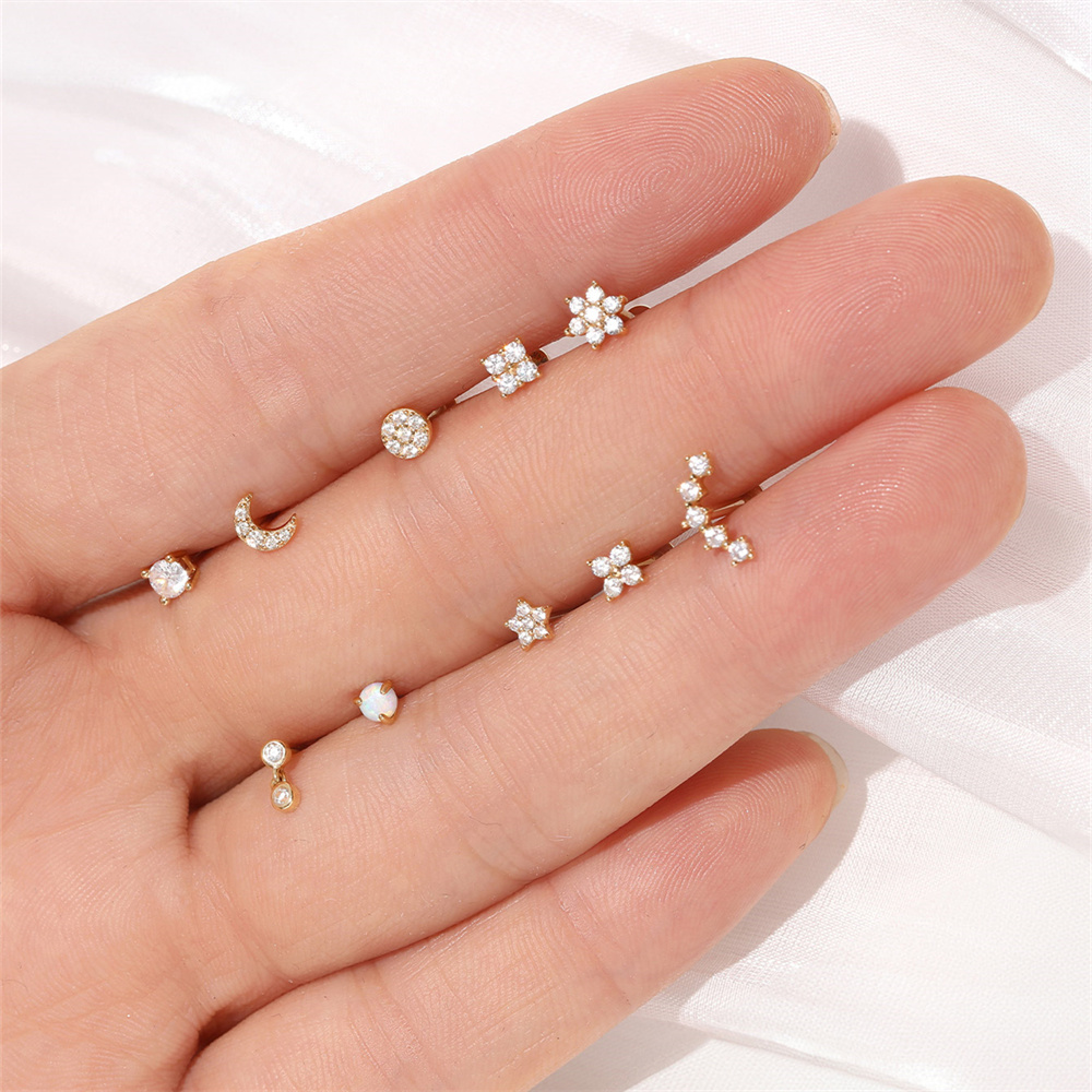 Aide bricolage Zircon perle bo - Pearl Earring Stud avis et prix
