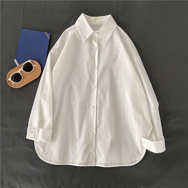 Chemise ample à manches longue - Silk Blouse Button avis et prix