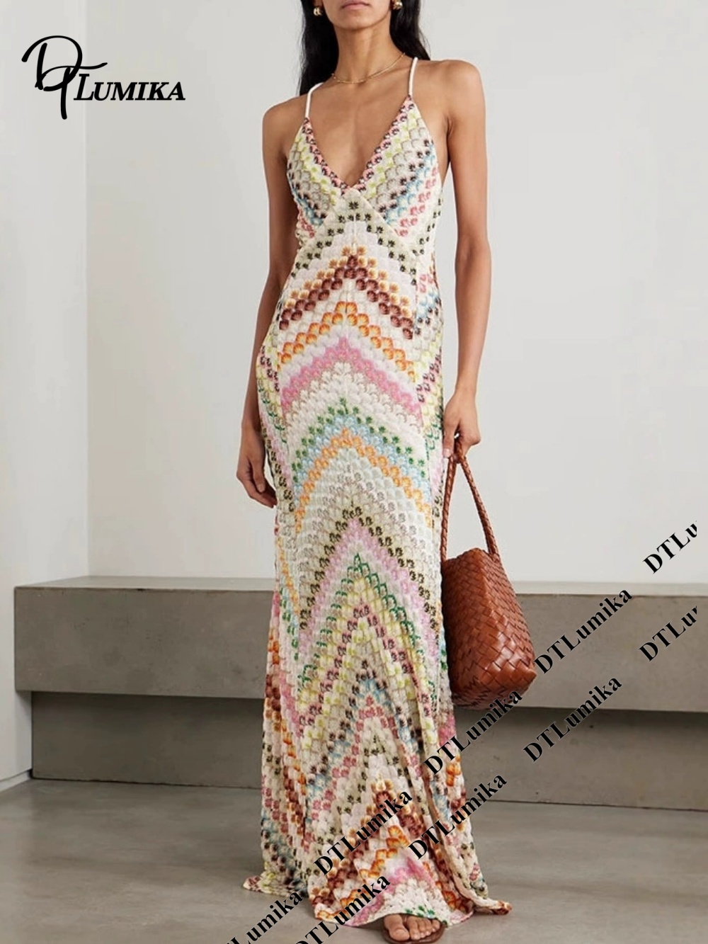 Robe longue bohème DTLumika à  - Women'S Formal Resort Wear avis et prix