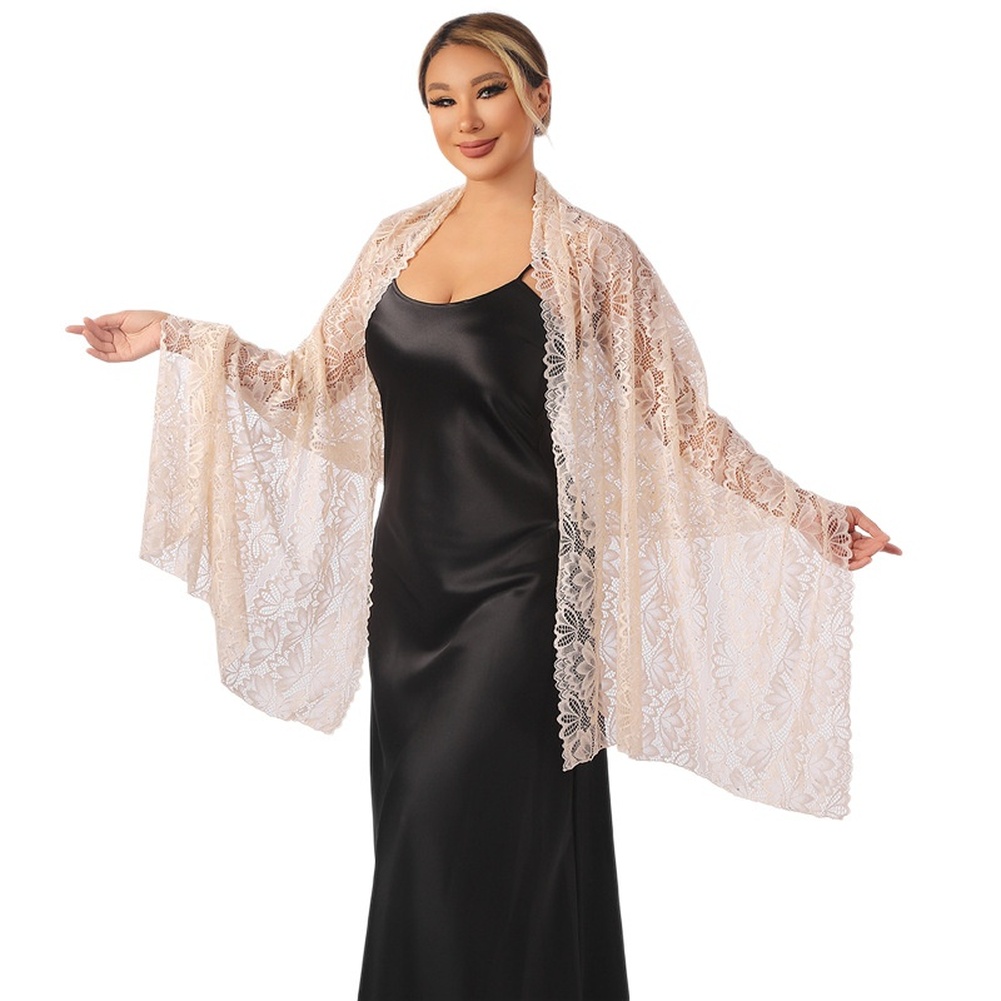 Châle léger en dentelle avec s - Women Formal Wear Types avis et prix